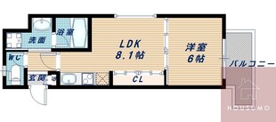 サンレムート江坂eastの物件間取画像